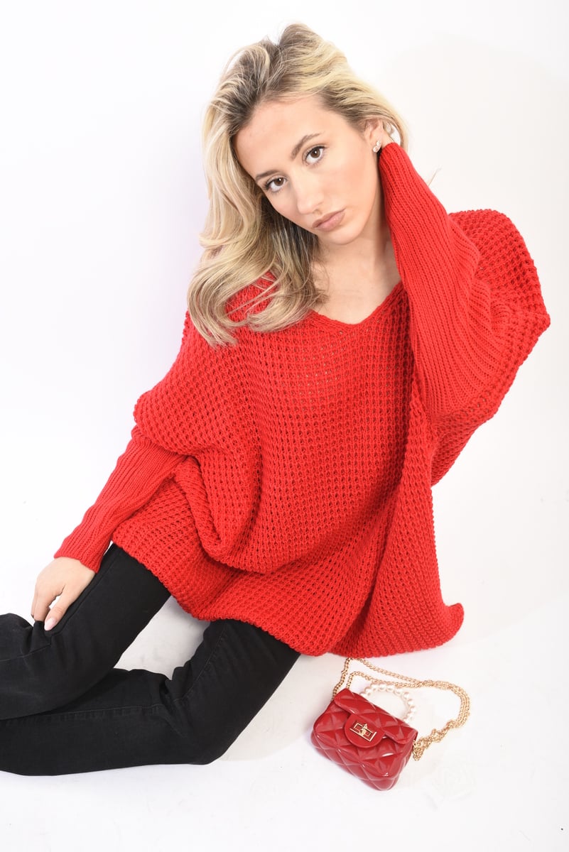 Rebecca Oversized Chunky Knitted Jumper - 7 colours