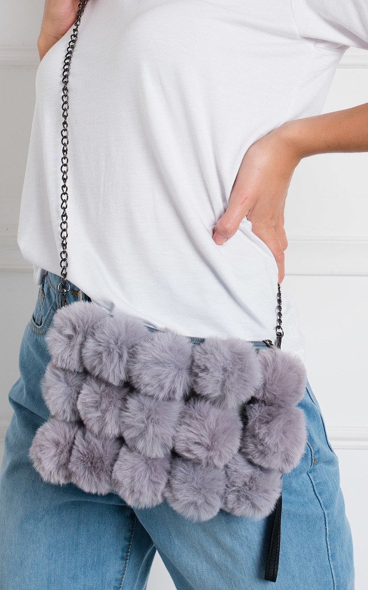 Rylan Cross Body Pom Pom Handbag - 4 colours