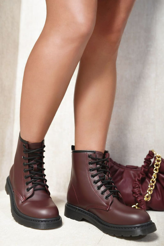 Rylee Lace-Up Platform Ankle Boots - 3 colours