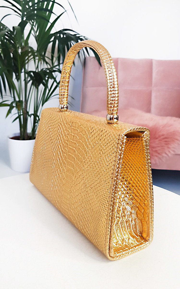 Sandy Croc Print Handbag - 6 designs