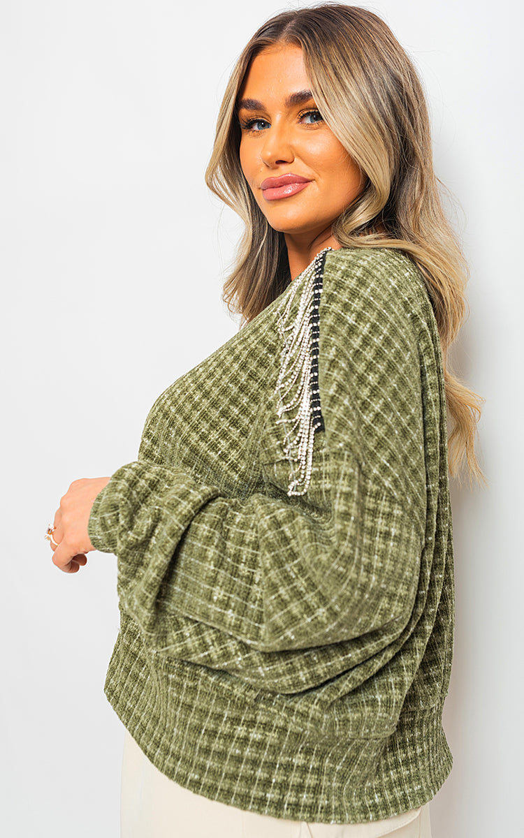 Sara Long Sleeve Knitted Jumper With Tassel Detail - 4 colours