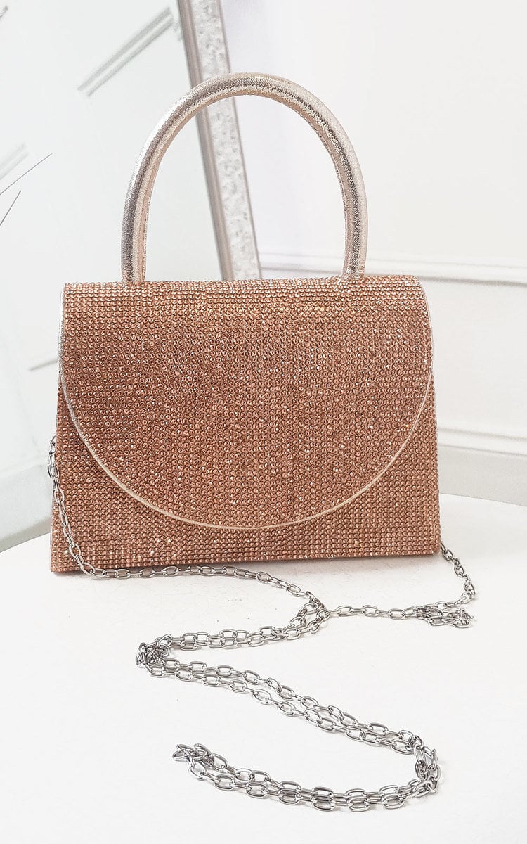 Sasha Diamante Embellished Handbag - 3 colours