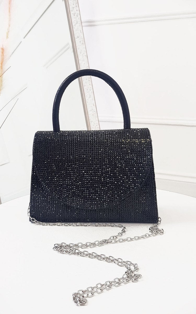 Sasha Diamante Embellished Handbag - 3 colours