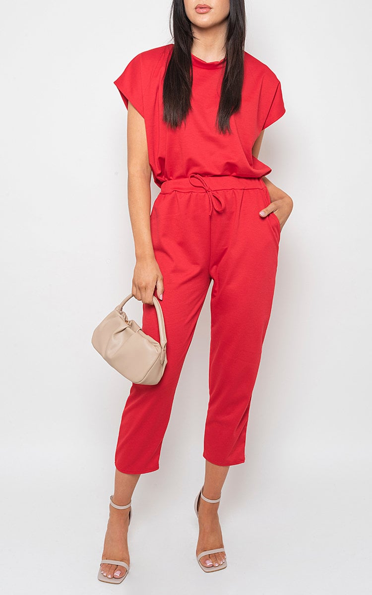 Yasmine Short Sleeve Boxy Lounge Wear Co-ord Set - 7 colours