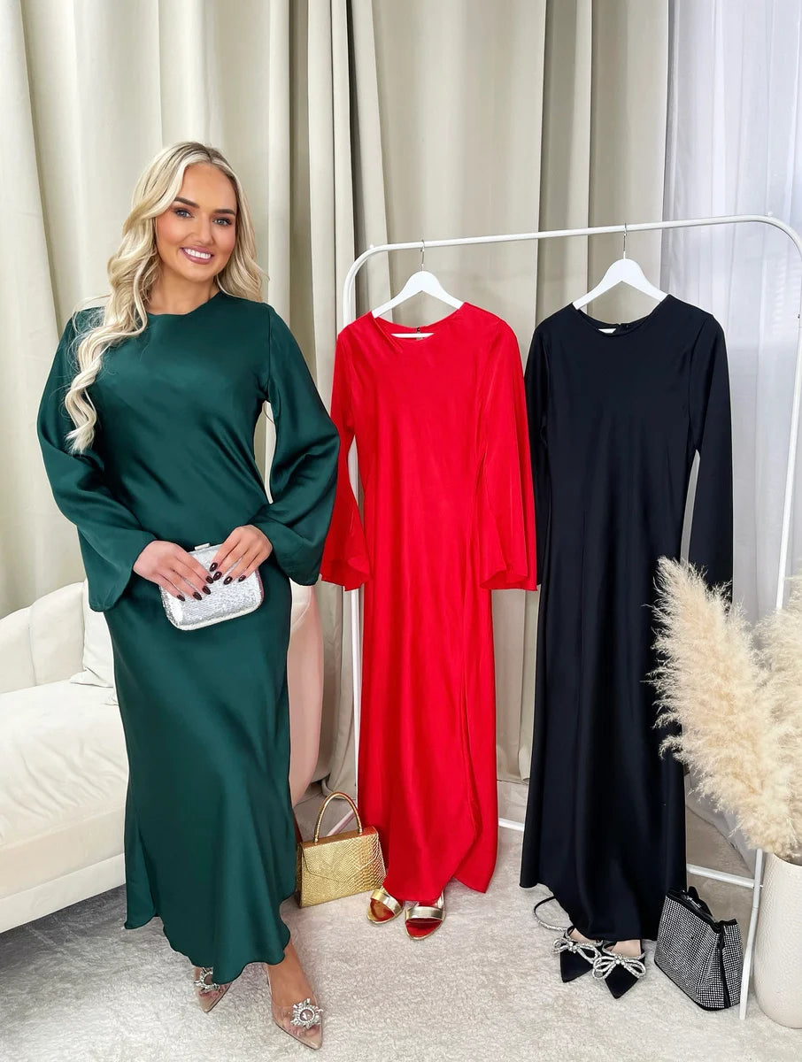 Leah Bell Long Sleeve Maxi Dress - 3 colours