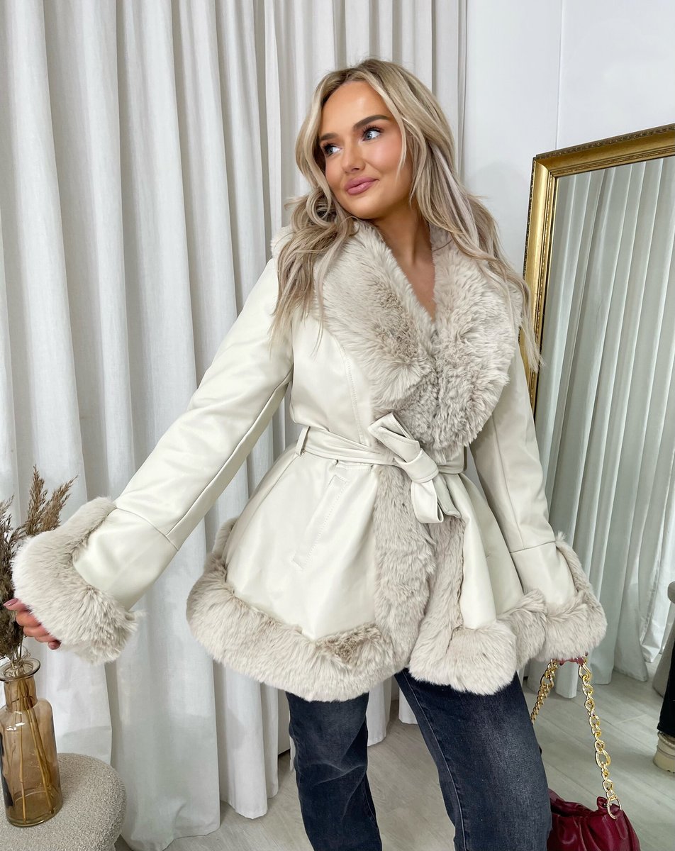 Janna Faux Fur Trim Winter Jacket - 3 colours