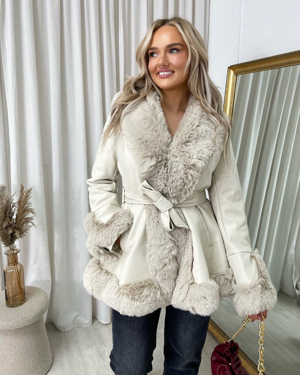 Janna Faux Fur Trim Winter Jacket - 3 colours