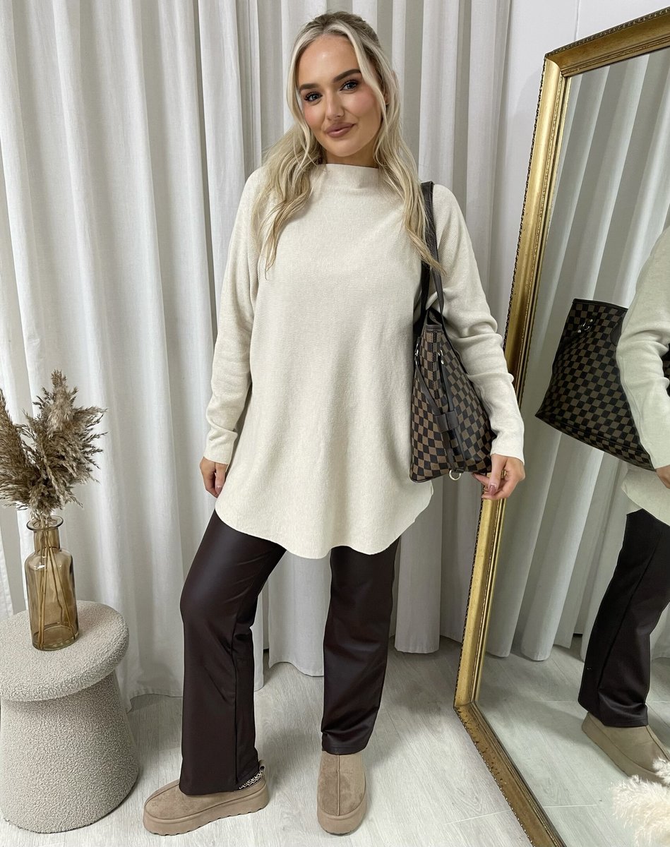 Erica Loose Long Sleeve Knitted Jumper - 3 colours