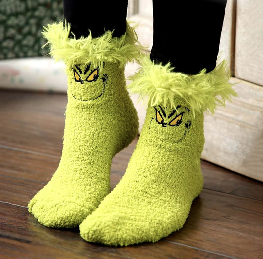 Green Christmas Socks