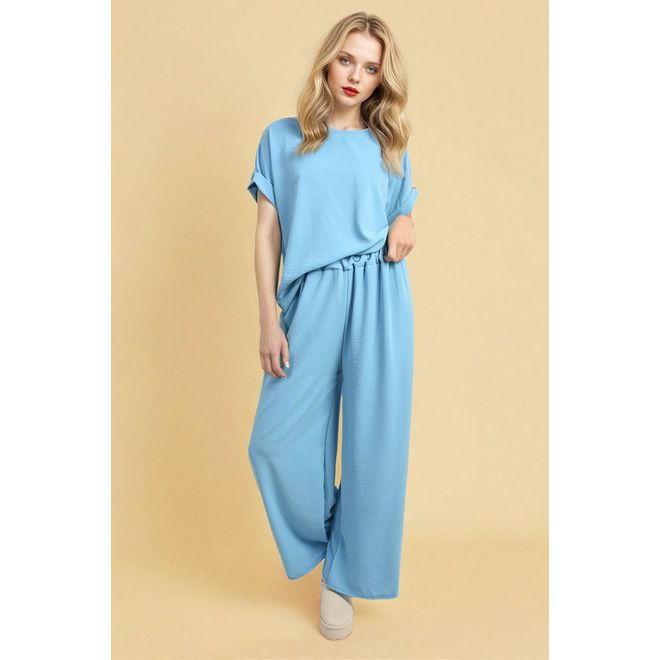 Hailey Oversized Top and Wide Leg Trousers Co-ord Set