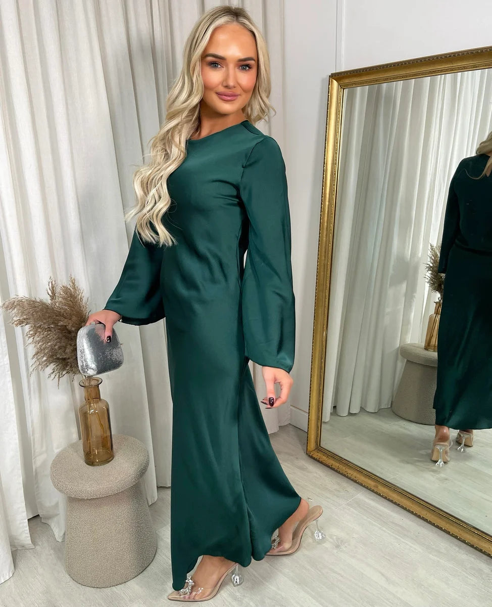 Leah Bell Long Sleeve Maxi Dress - 3 colours