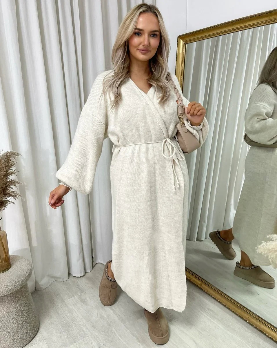 Alissa Knitted Long Sleeve Belted Cardigan - 5 colours