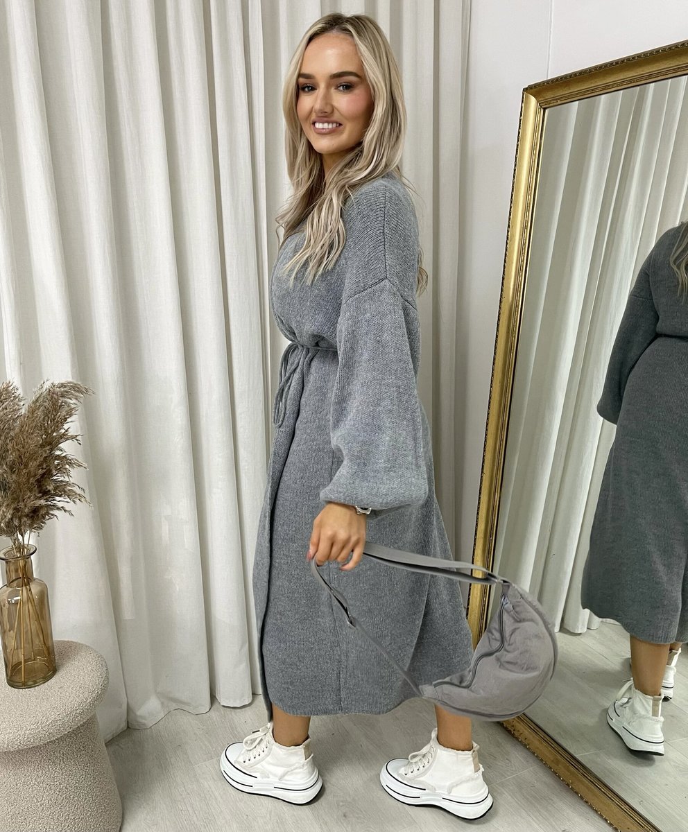 Alissa Knitted Long Sleeve Belted Cardigan - 5 colours